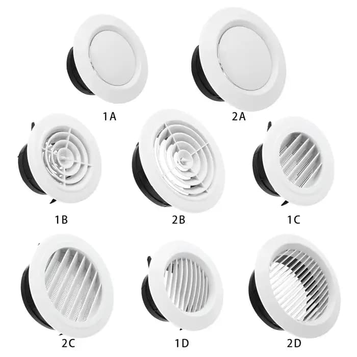 Couvercle de Ventilation de conduit rond de différentes formes