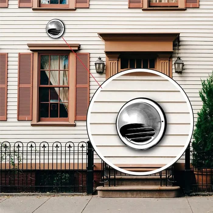 Couvercle de Grille d'échappement de Ventilation de conduit en acier inoxydable