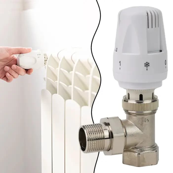 Vanne de radiateur thermostatique pour chauffage au sol