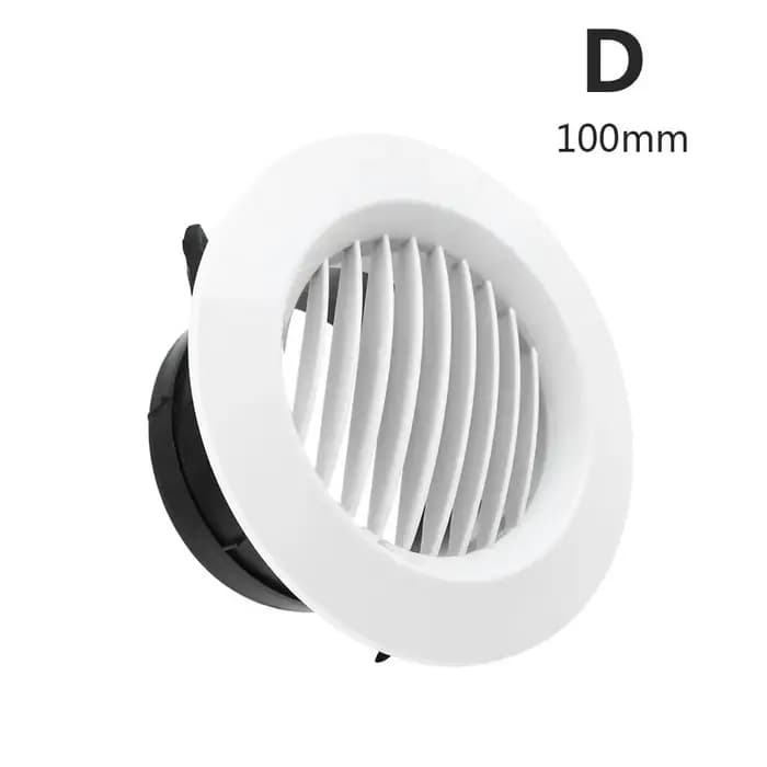 Couvercle de Ventilation de conduit rond de différentes formes, 100/150mm, Grille de Valve d'extract
