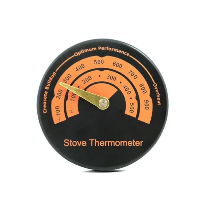 Thermomètre magnétique pour poêle à bois et poêle à granulés