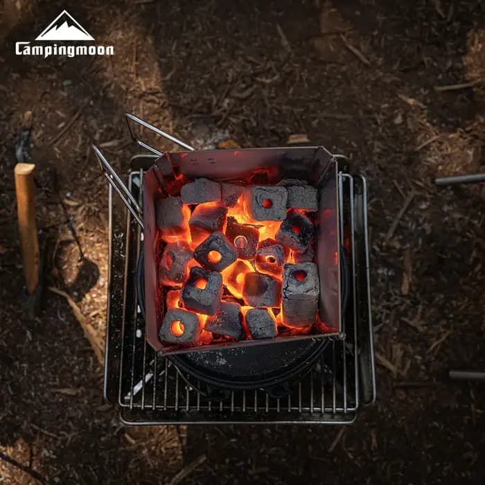 18 CAMPINGMOON allumeur Portable pliable poêle à charbon