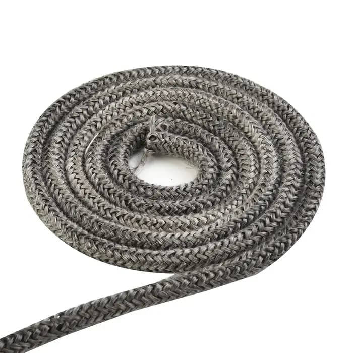 6/8mm 2M corde d'étanchéité de cheminée noir cordes de feu de poêle à bois joint de porte