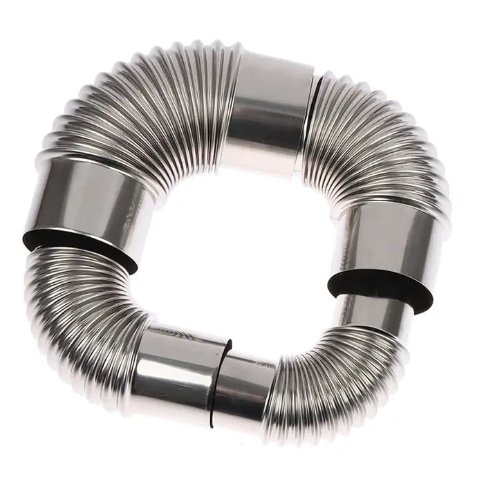 Capuchon coupe-vent en acier inoxydable coude à 90 degrés doublure de cheminée