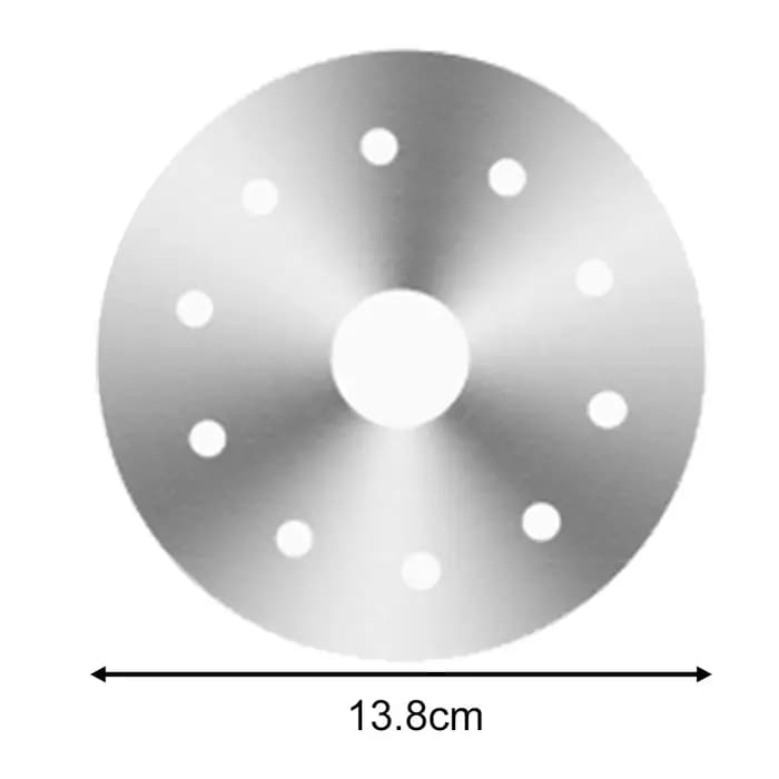 Plaque d'adaptation de disque de diffuseur de chaleur de cuisinière à Induction de 12.3/13/13.8/14.8/16.5/18/19.8/23cm pour casserole en acier inoxydable