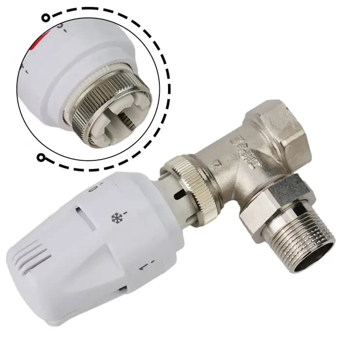 Vanne de radiateur thermostatique pour chauffage au sol