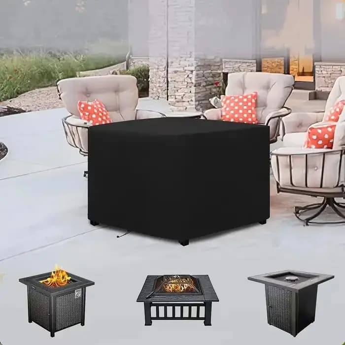 Couverture de foyer de Patio-couverture de Table