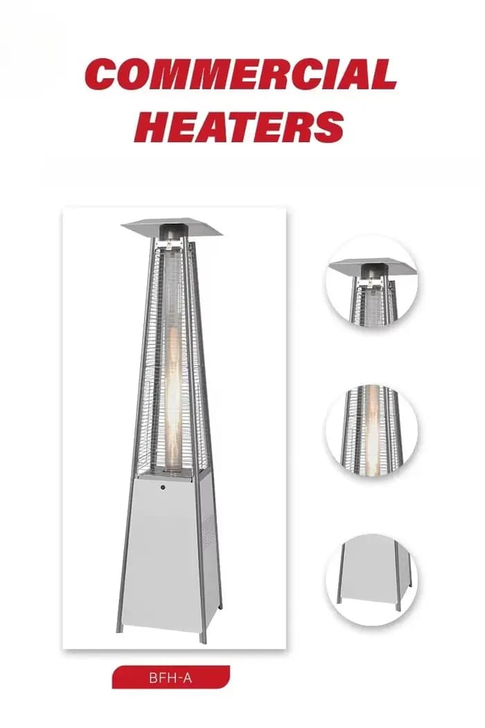 Chauffage de terrasse extérieur à gaz de haute qualité