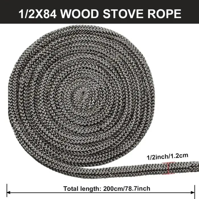 1 pièce Corde d'étanchéité pour poêle à bois 6/8/10/12mm