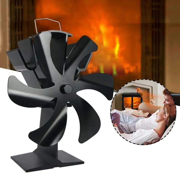 Ventilateur de cheminée silencieux pour poêle à bois