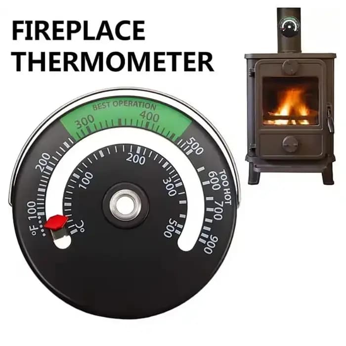 Poêle à bois poêle à granulés chauffage de combustion jauge de température brûleur à bois poêle tuyau ventilateur thermomètre