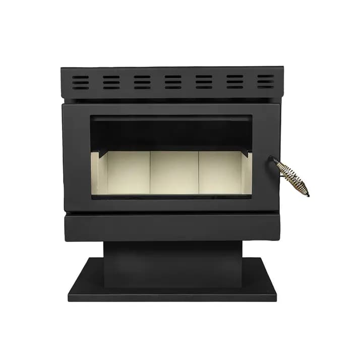 Poêle à bois en acier au Design classique 12kw