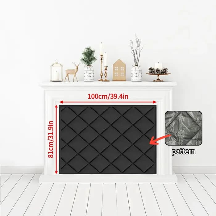 Le couvercle de cheminée à velcro bloque l'air froid d'entrée fournissant un isolation
