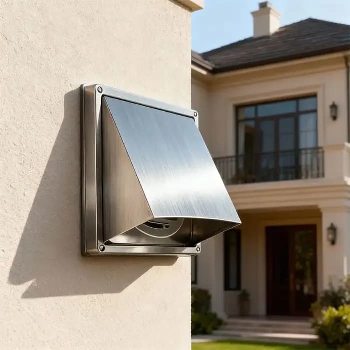 Grille d'aération carrée en acier inoxydable durable