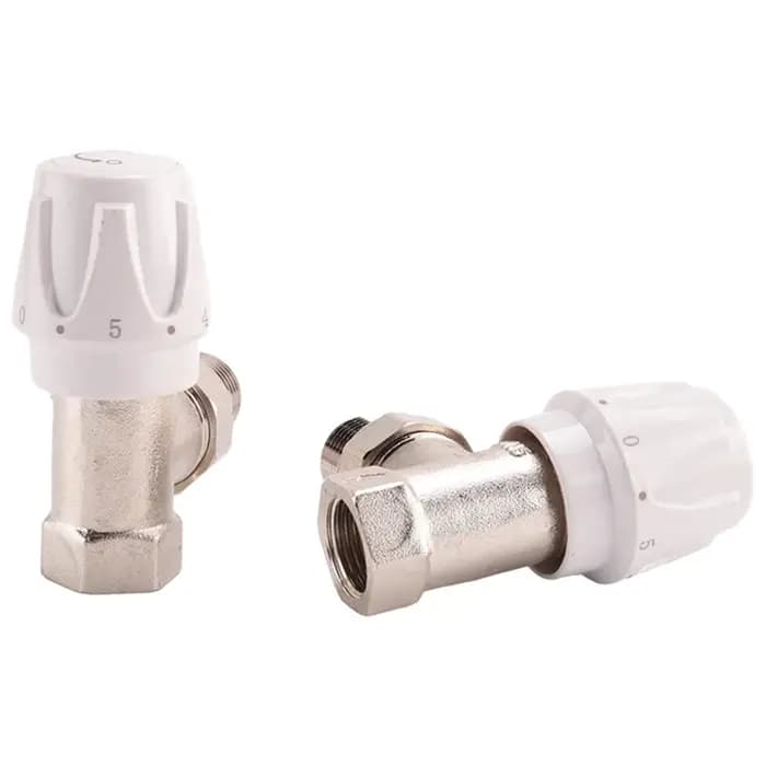 Vanne de radiateur thermostatique rapide 6 pièces 15Mm X 1/2 pouces Angle