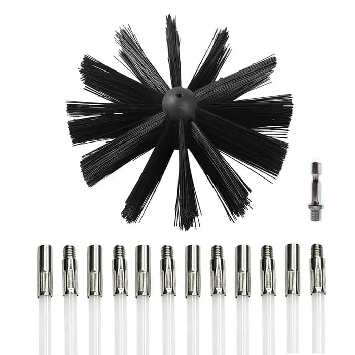 Brosse à Long Manche, Flexible pour Tuyau de vaccage