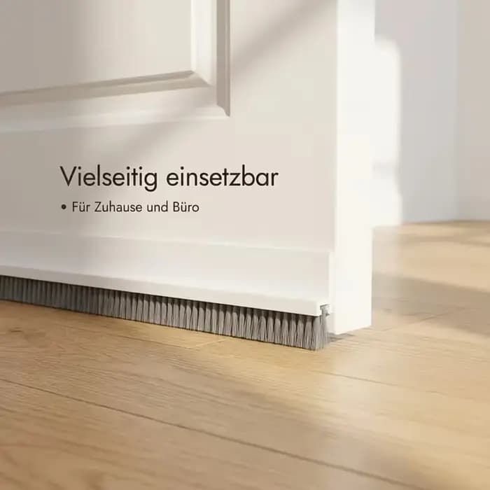1 pièce 1M/39.37IN Joint de porte isolant avec brosse