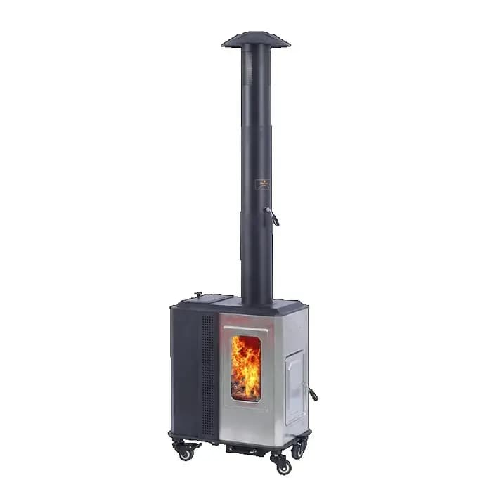 Chauffage de tente, poêle à bois d'extérieur portable, grand