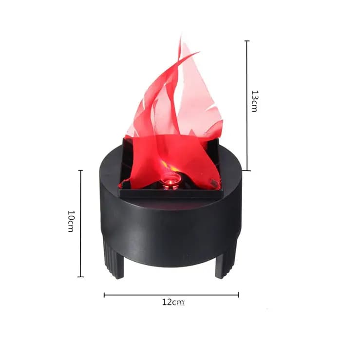 Behogar-Lampe LED en Forme de Flamme Simulée, Brasier Brûlant, Accessoire pour Halloween, ixde Noël, Décoration de Bar