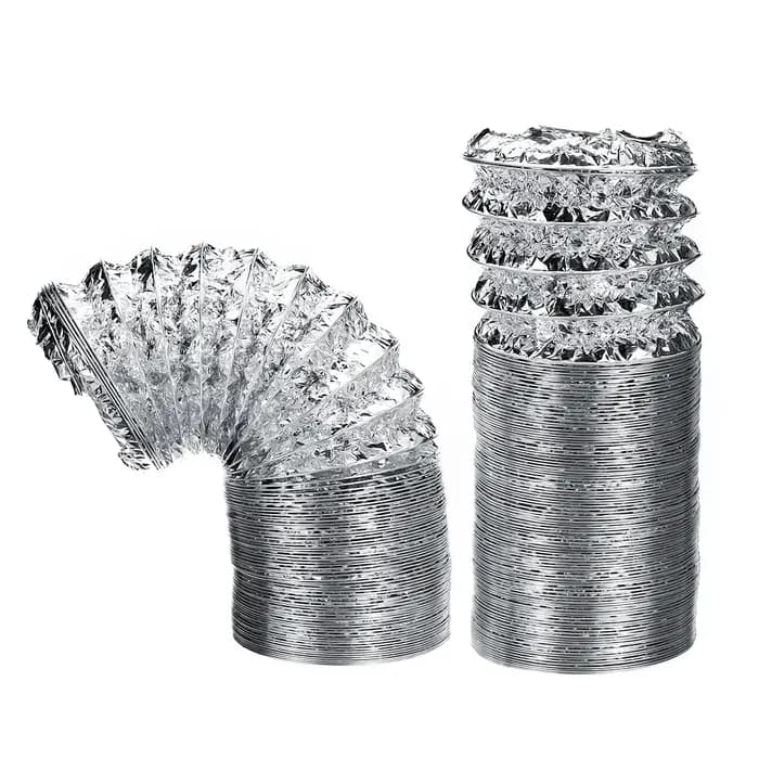 2/3M 4 pouces 100mm tuyau de ventilateur PVC Tube en aluminium