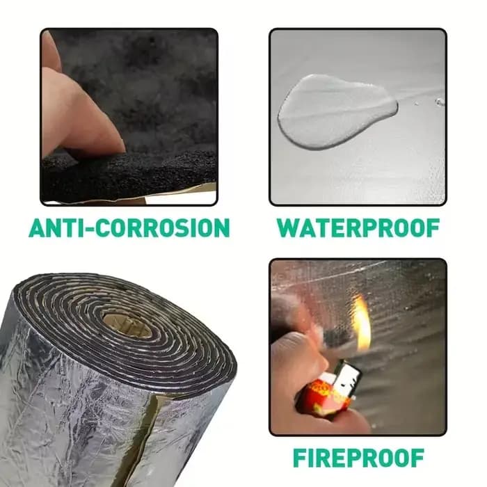 Tapis d'isolation thermique et phonique ignifuge