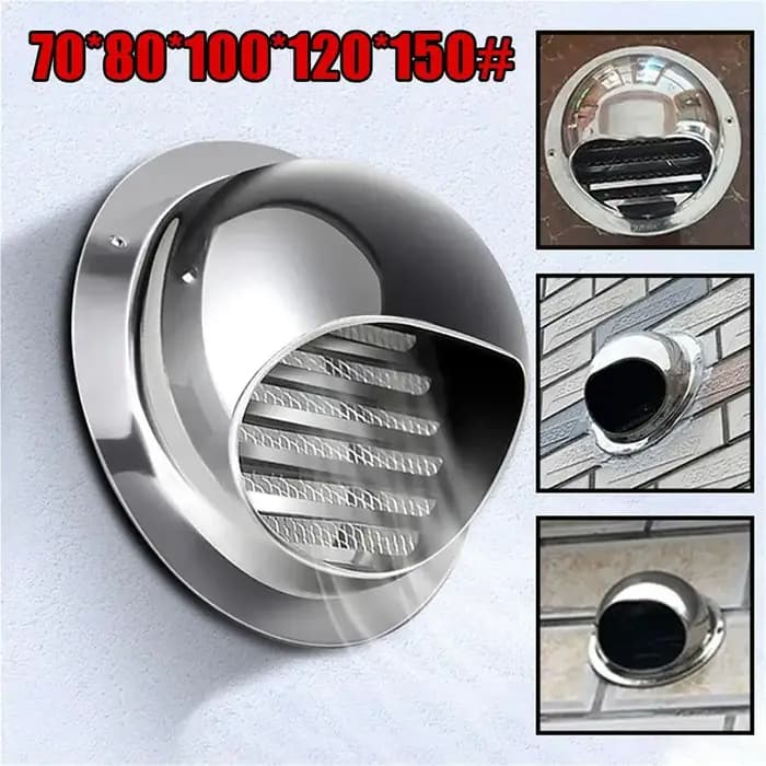 Grille de ventilation en acier 70-150 mm