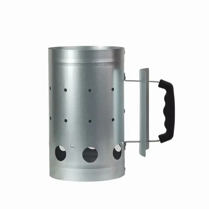Nouveau manche en bois poêle à feu rapide briquet à charbon de bois barils en carbone Barbecue chemi