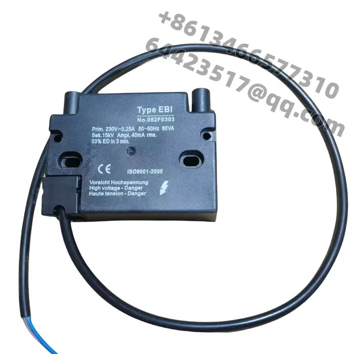 VILLE aved-2 pôles pour Eva à mazout ou 1 pôle pour Eva à gaz 230V-15KV Type EBI