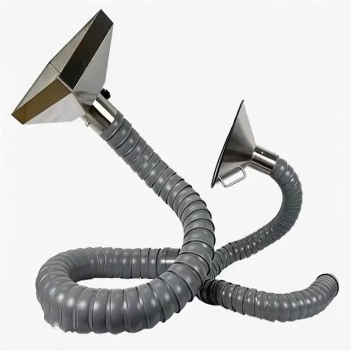 Tuyau flexible de ventilation pour l'extraction des fumées