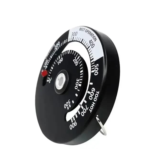 Poêle à bois poêle à granulés chauffage de combustion jauge de température brûleur à bois poêle tuyau ventilateur thermomètre