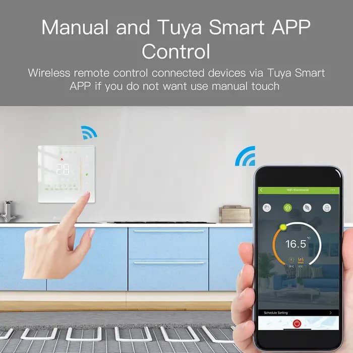 Thermostat intelligent MOES WiFi/ZigBee pour chaudière à eau/électrique/gaz