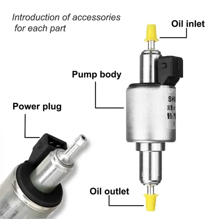 12V 24V pour Webasto Eberspacher D2 D4 pompe à carburant de chauffage d'air Diesel 2KW 5KW chauffages de stationnement