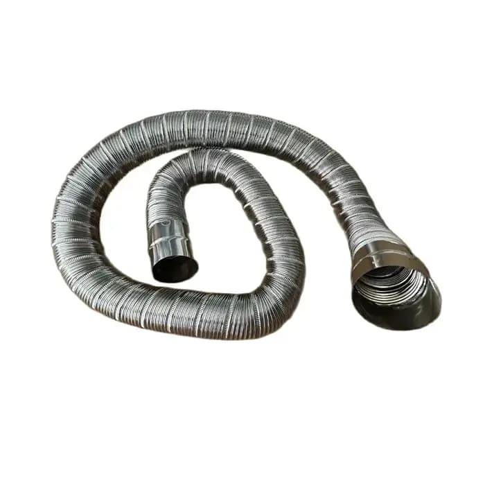 Longueur 150 cm diamètre 40mm 70mm conduit d'échappement tuyau liquide chauffage 201 Tube en acier inoxydable