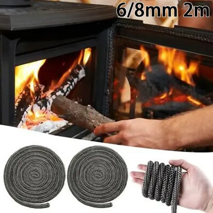 Corde à enquêter Noire pour Poêle à Bois