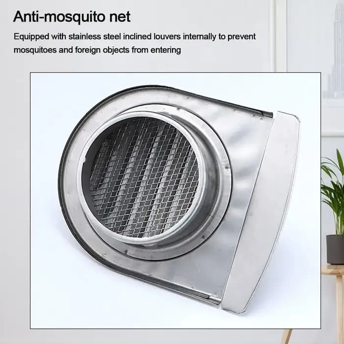Grilles de Ventilation murales extérieures durables en acier inoxydable