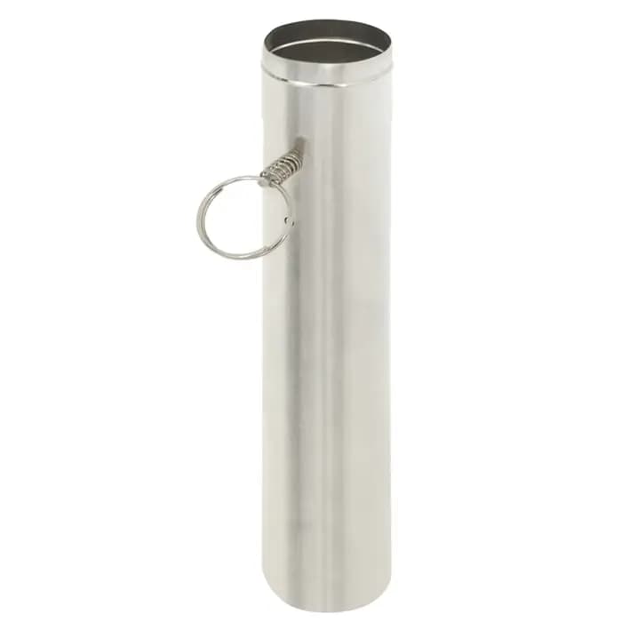 Tuyau de cheminée en acier inoxydable Soomloom avec amortisseur-accessoires de poêle à bois tuyau de