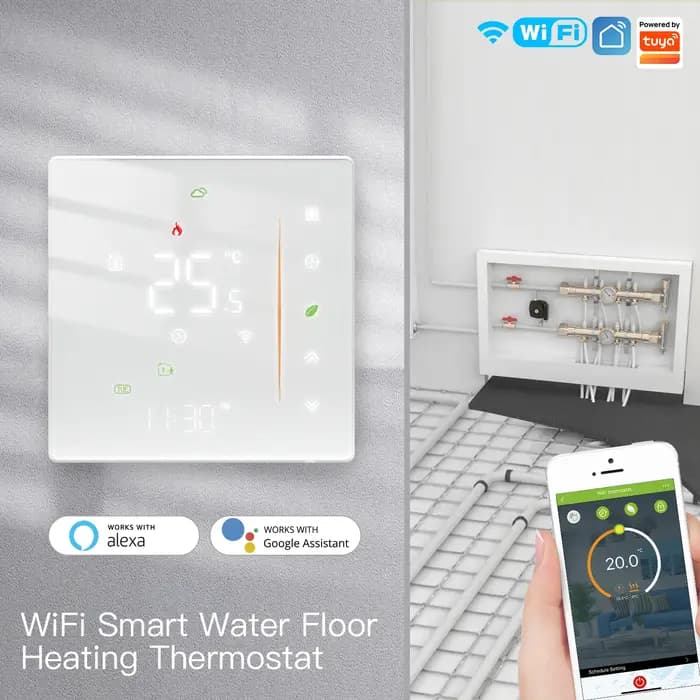 Thermostat intelligent MOES WiFi/ZigBee pour chaudière à eau/électrique/gaz