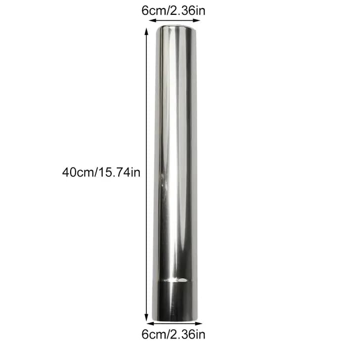 Tuyau d'échappement de chauffe-eau à gaz de cheminée d'acier inoxydable pour la poêle à bois de Camping à la maison/la plein air 30/40cm de diamètre 6cm