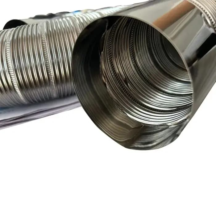 Longueur 150 cm diamètre 40mm 70mm conduit d'échappement tuyau liquide chauffage 201 Tube en acier inoxydable