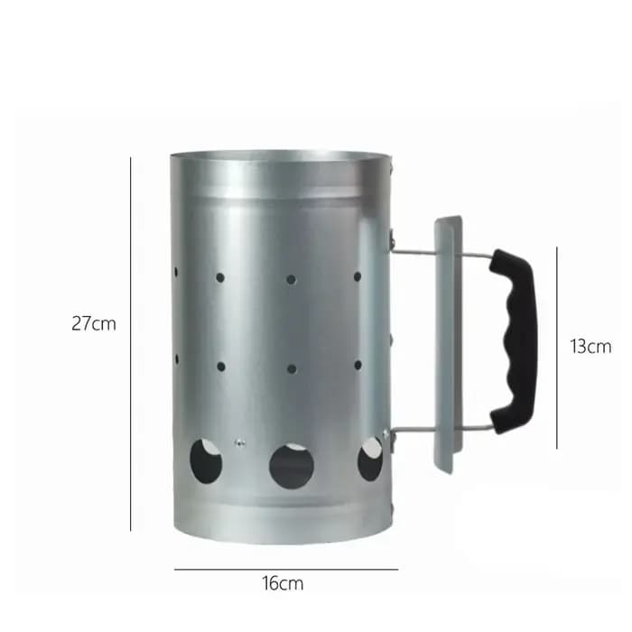 Nouveau manche en bois poêle à feu rapide briquet à charbon