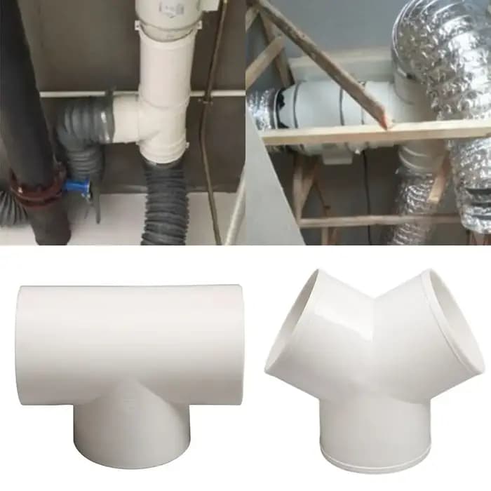 Connecteur de conduit d'échappement Portable en PVC