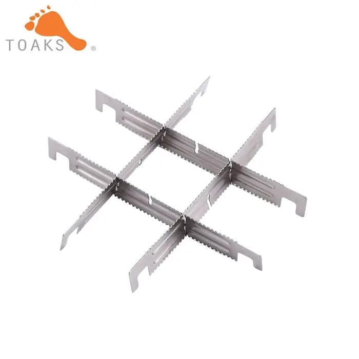 TOAKS – Support de poêle à bois en titane pour l'extérieur