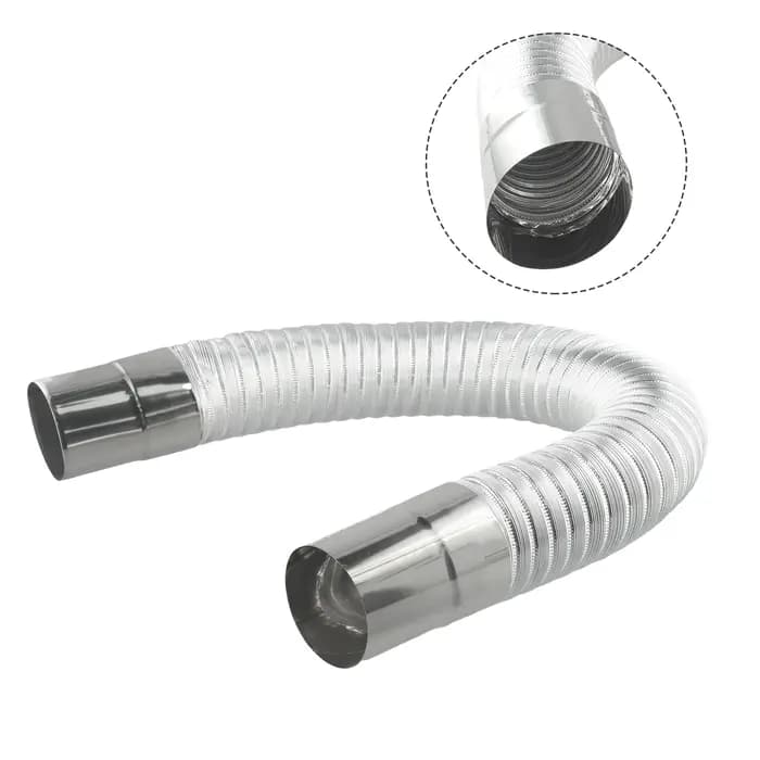 Tuyau de conduit en acier inoxydable pour poêle
