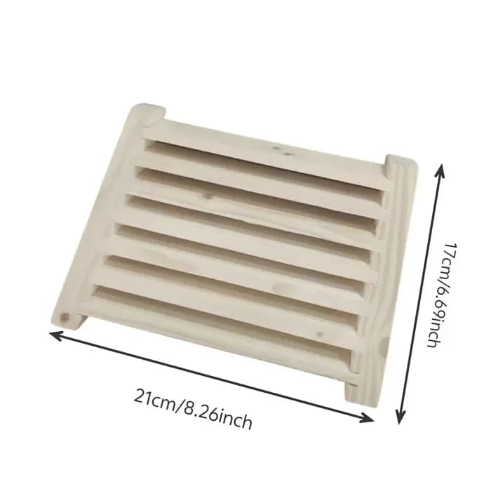 Grille de ventilation, stores de ventilation en bois