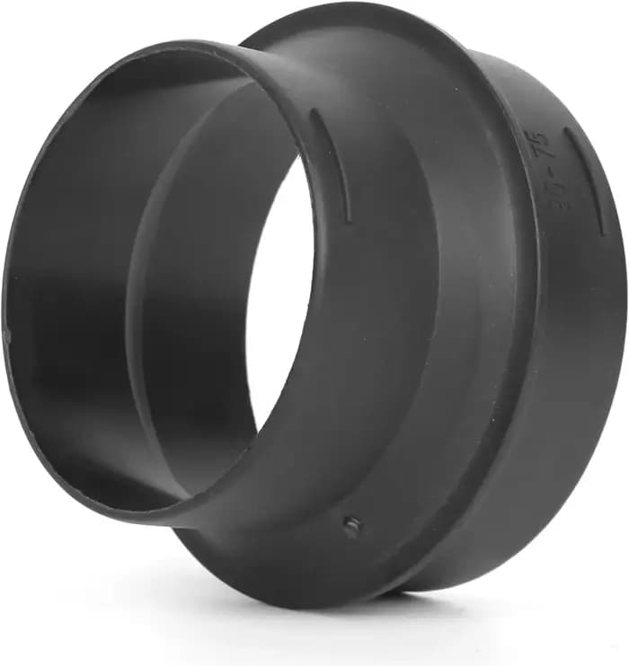 Connecteur de conduit d'air noir pour chauffage diesel, convertisseur 75-60mm, 90-60mm, 90-75mm, 42mm, 60mm, 75mm pour voiture, camion, fourgonnette, camping-car
