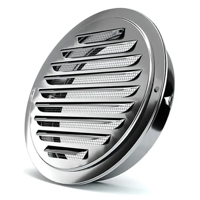 Grille de sortie d'air murale extérieure Acciaio Inoxidável