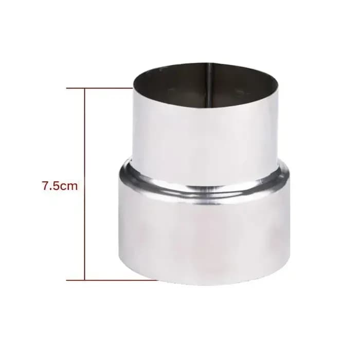Connecteur de réduction d'extension de tuyau de poêle en acier inoxydable, 1 pièce, réducteur de tuy