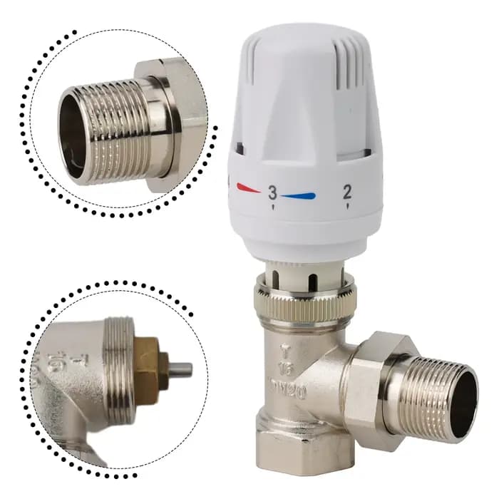 Vanne de radiateur thermostatique pour chauffage au sol