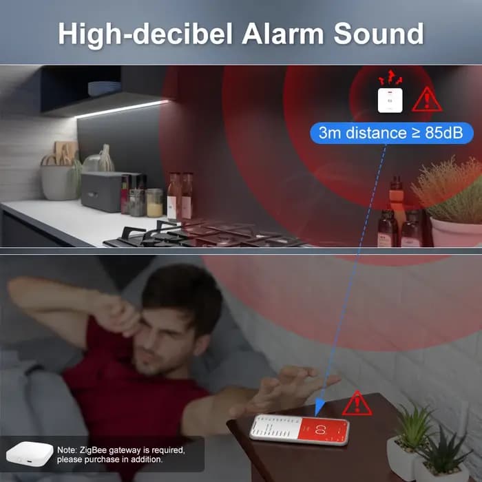 MOES Tuya ZigBee CO détecteur alarme fuite de gaz