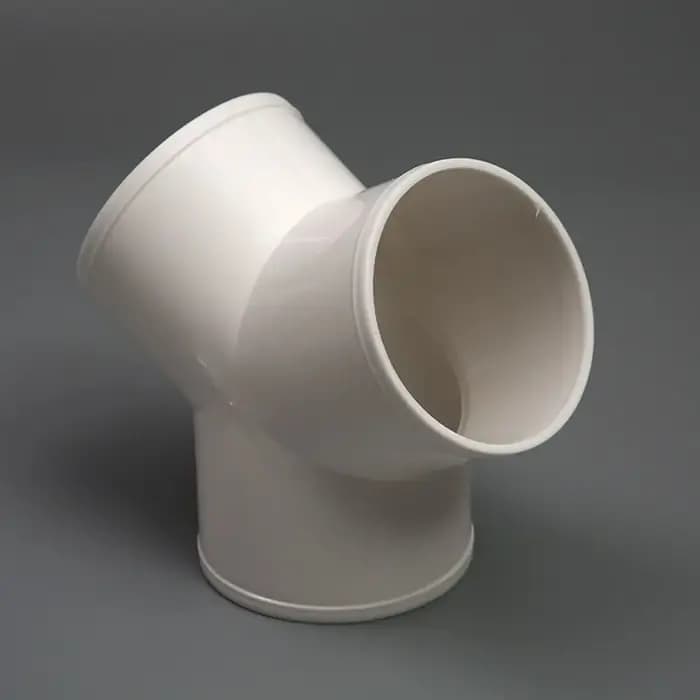 Connecteur de conduit d'échappement en PVC en forme de T/Y